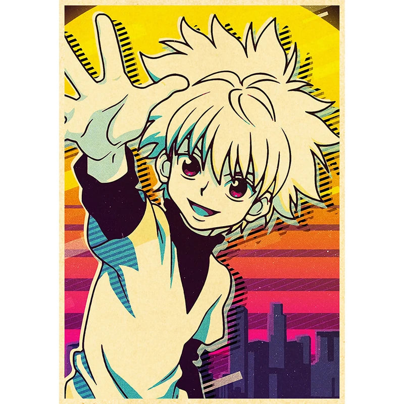 Retro Hunter x Hunter Anime Posters (Variants Available)