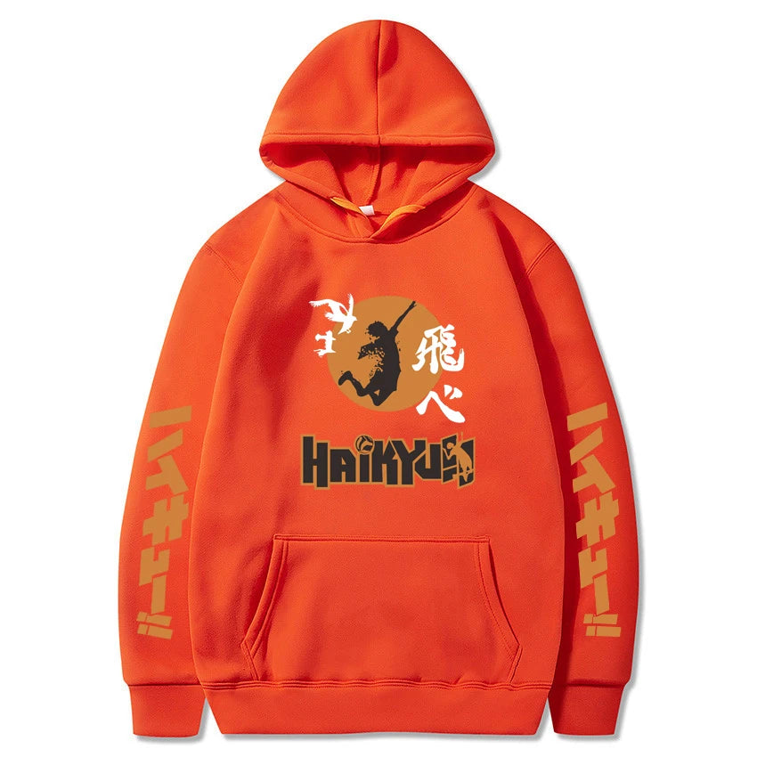 Haikyuu Anime Graphic  Print Hoodie Set (Variant Available)