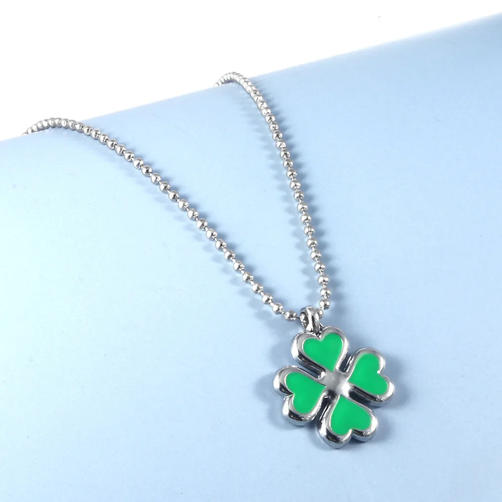 Tokyo Revengers Tachibana Hyuga 4 Leaf Necklace