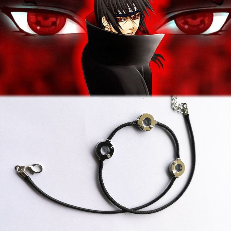 Anime Naruto akatsuki Cosplay Necklace Uchiha Sasuke Gaara prop Accessories Village of Kino Hagakure Sign Jewelry Props