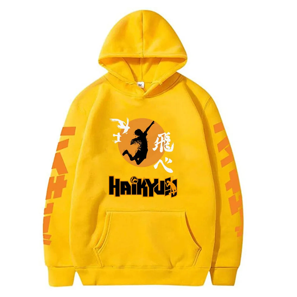 Haikyuu Anime Graphic  Print Hoodie Set (Variant Available)