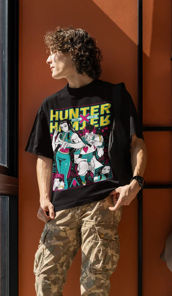 Hunter X Hunter T-Shirt Printed  Gon Killua Hisoka Set