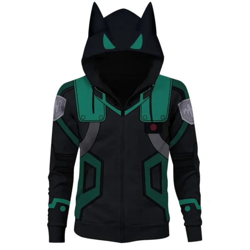 Anime My Hero Academia Midoriya Izuku Deku Cosplay Costume Jacket