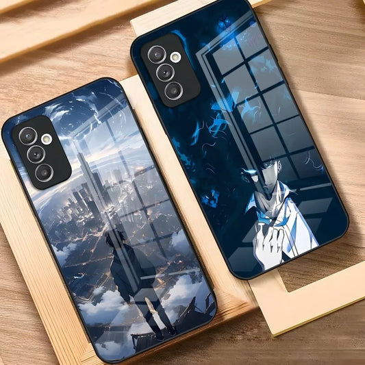 Anime Solo Leveling Phone Glass Case (For Samsung Devices)