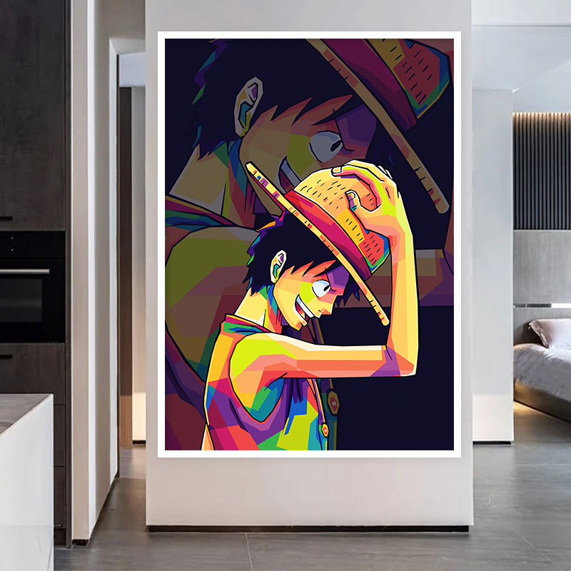 One Piece and Naruto Canvas Painting (Variants available)