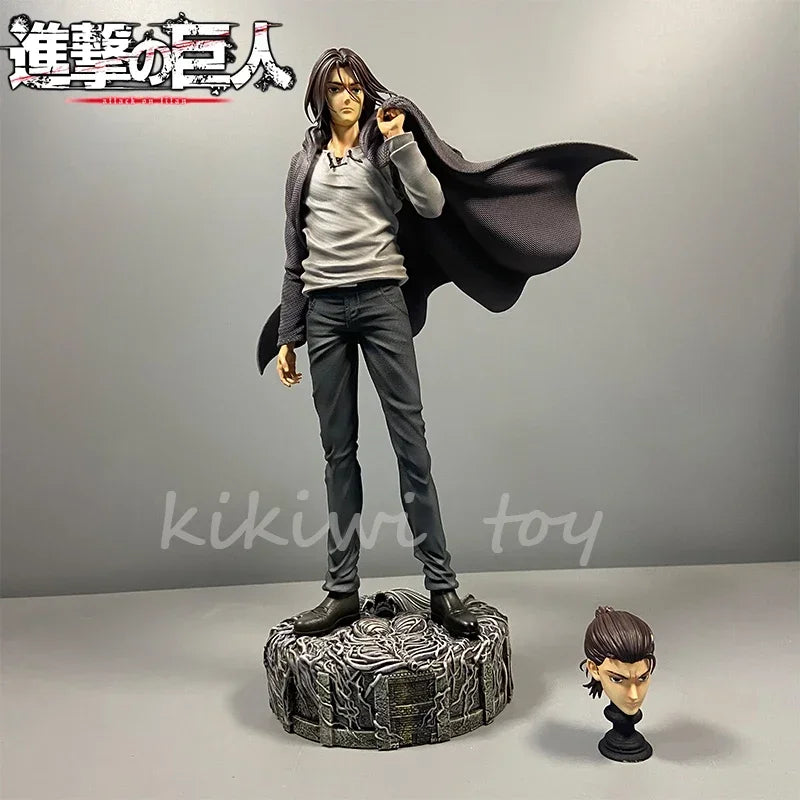 Attack On Titan (AoT) Anime Eren Jaeger Survey Corps Action Figure 30cm