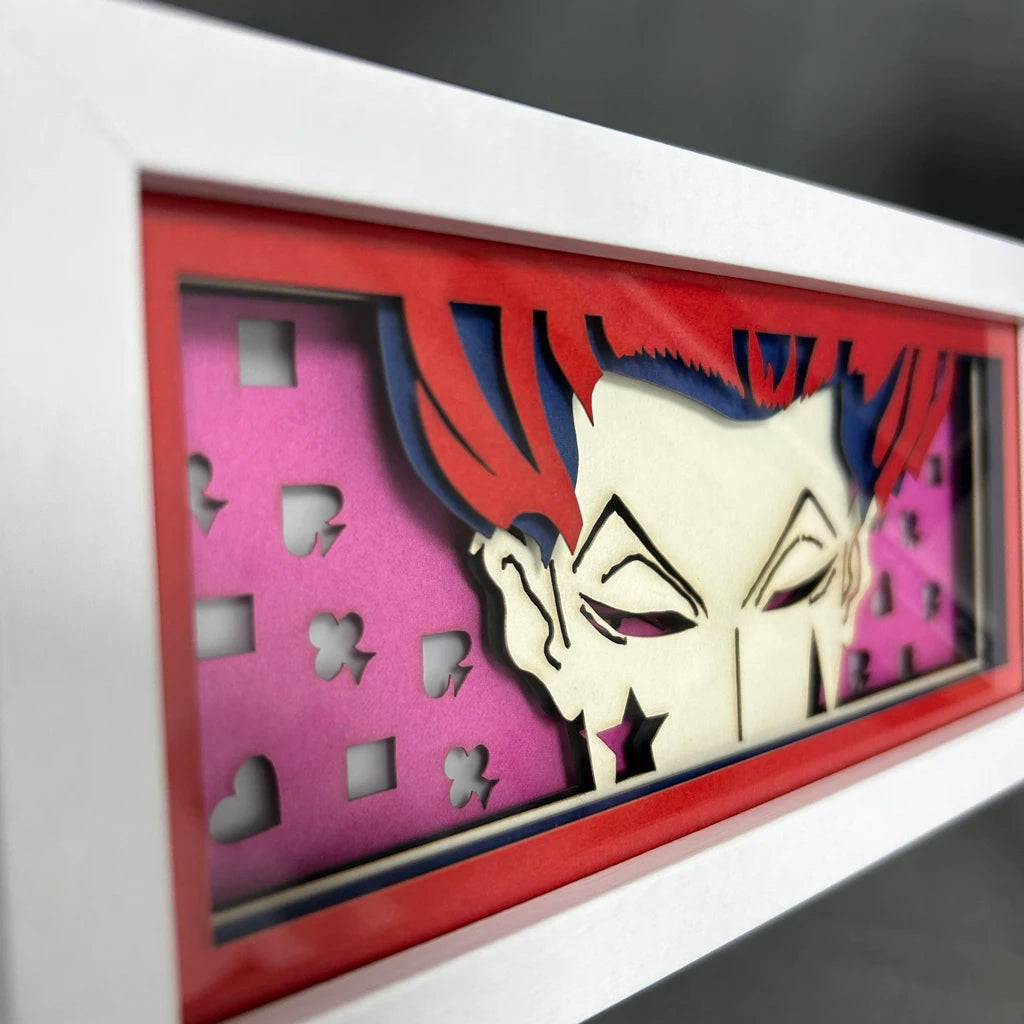 Anime  Hunter X Hunter Hisoka LED Lightbox  Lamp