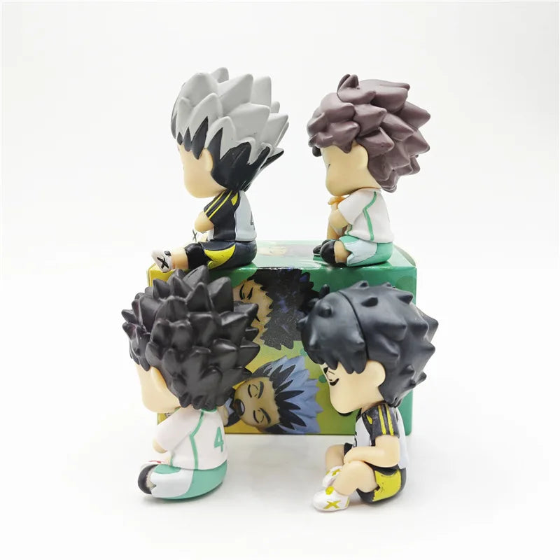 Haikyuu Anime Figurines/Figures Oikawa Tooru, Iwaizumi Hajime, Bokuto Kotaro, and Akaashi Keiji