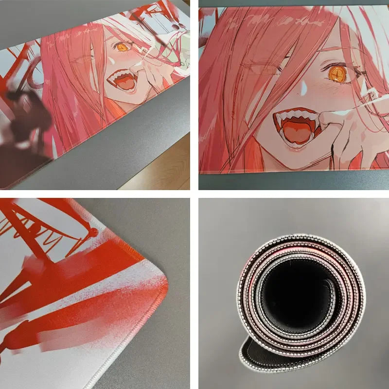 Chainsaw Man Makima, Power, Aki & Denji Gaming Mousepad (Variants Available)