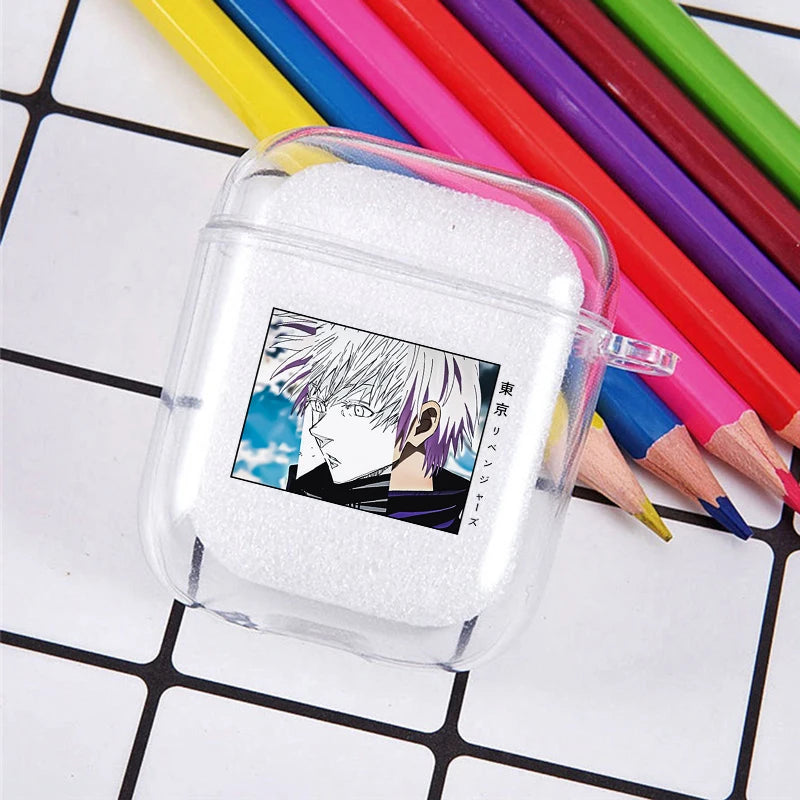 Jujutsu Kaisen Transparent TPU Case for AirPods (Variants Available)