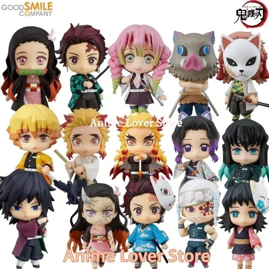 Demon Slayer Nezuko,Tanjiro,Uzui,Tengen,Inosuke,Zenitsu,Akaza,Tokito & More Nendoroid Action Figures/Figurines