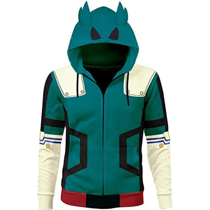 Anime My Hero Academia Midoriya Izuku Deku Cosplay Costume Jacket