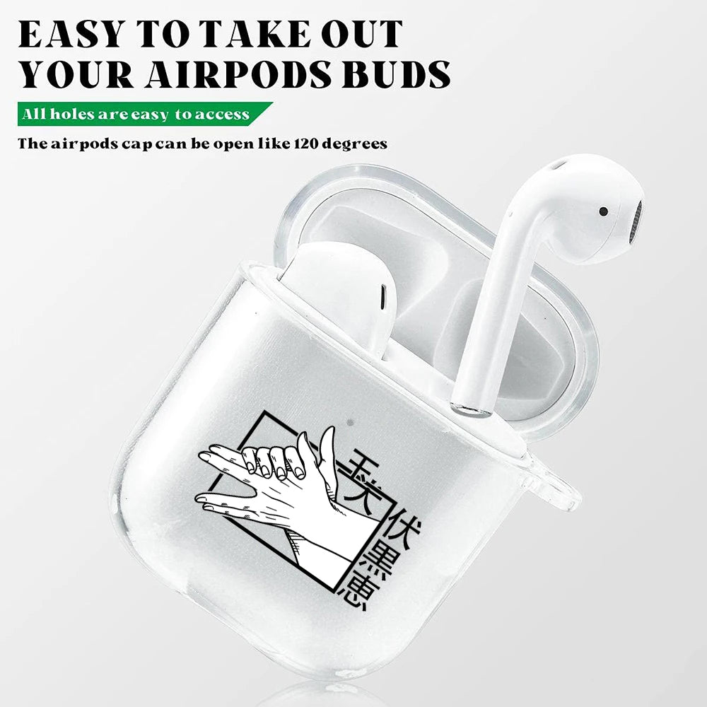 Jujutsu Kaisen Transparent TPU Case for AirPods (Variants Available)