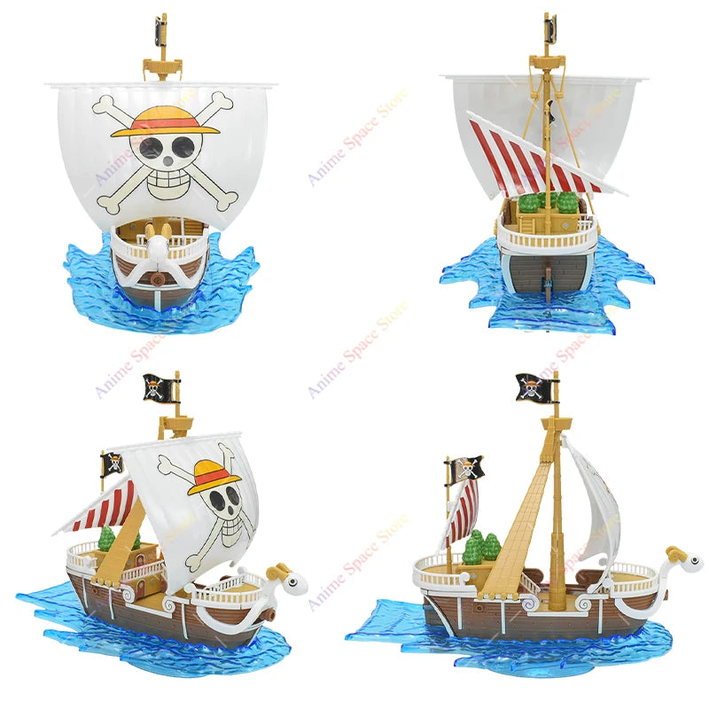 One Piece Thousand Sunny Boat Assembly Model 18cm Pirate Ship