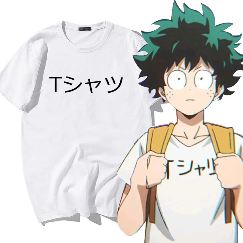 My Hero Academia Deku Izuku Midoriya T-shirt Cosplay