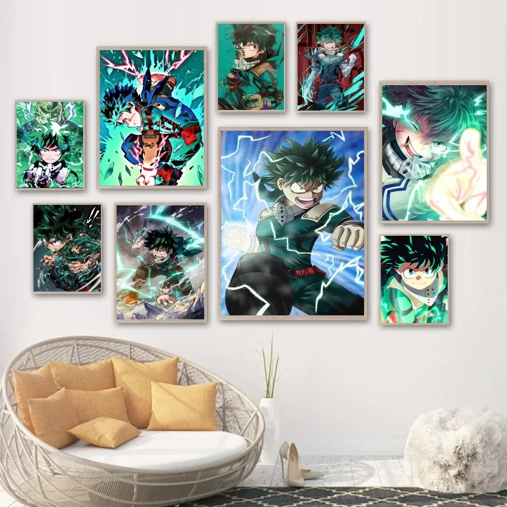 Izuku midoriya Deku My Hero Academia Poster