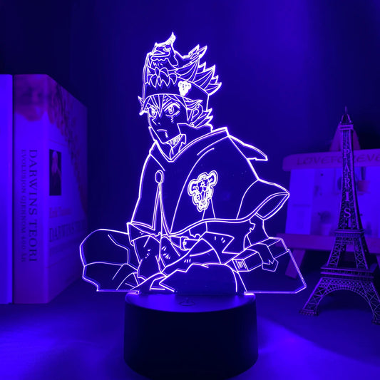 3d Lamp Anime Black Clover Asta