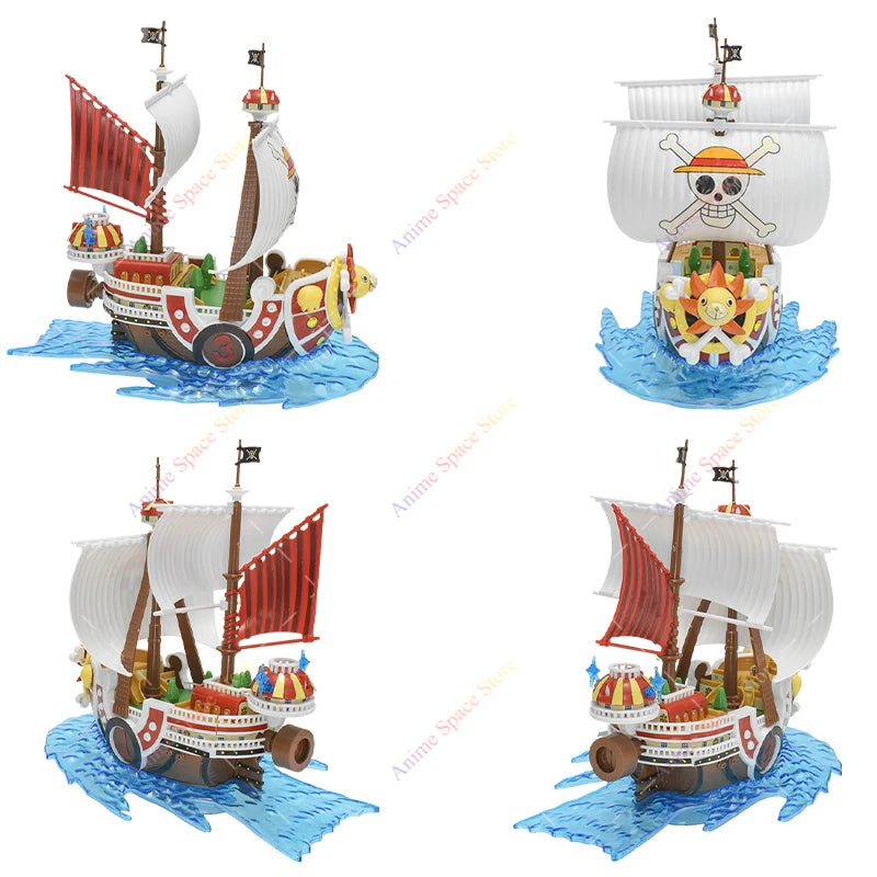 One Piece Thousand Sunny Boat Assembly Model 18cm Pirate Ship