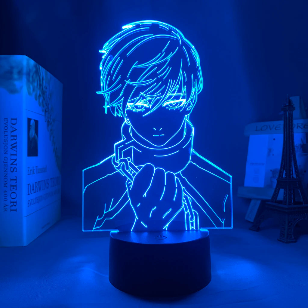 Blue Lock Anime Light Box Led Nightlight for Bedroom Decor