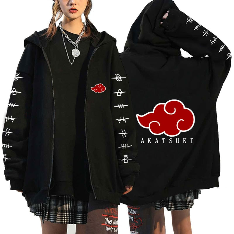 Naruto Sasuke/Itachi Uchiha Akatsuki Hoodie