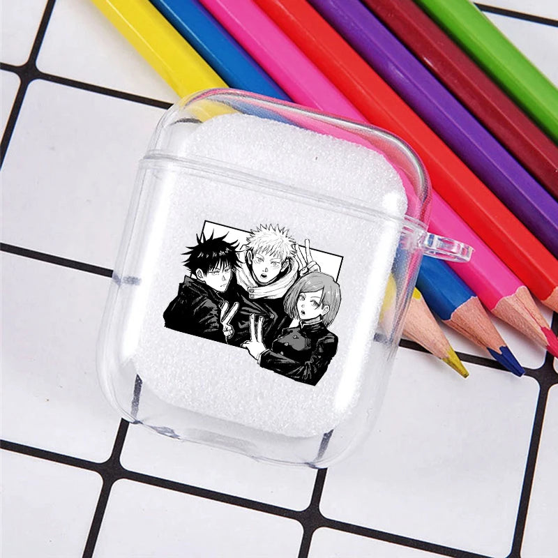 Jujutsu Kaisen Transparent TPU Case for AirPods (Variants Available)