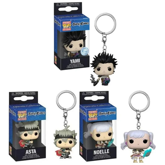 Black Clover Asta & Noelle Keychain/Keyrings POP Action Figure