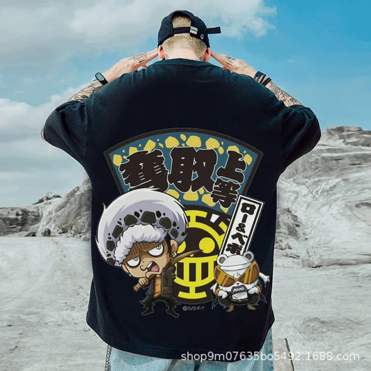 One Piece Trafalgar D. Water Law Oversized T Shirt