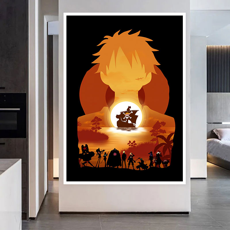 One Piece and Naruto Canvas Painting (Variants available)