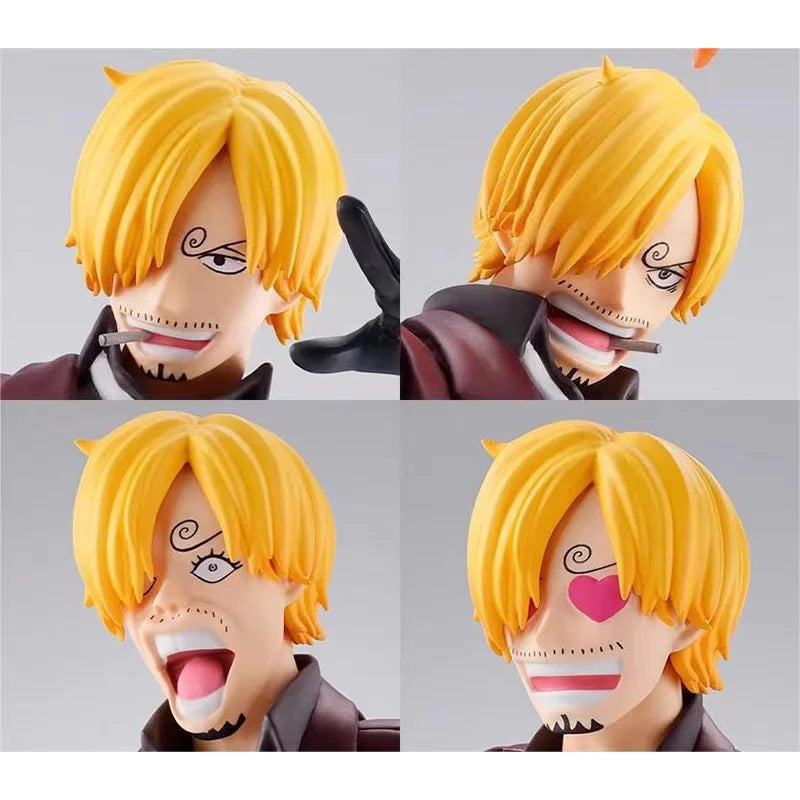 One Piece Anime  Law, Sanji, Luffy, Kid 14cm  Action Figure/Figurines