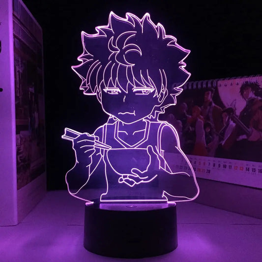 Anime 3D Acrylic  Hunter X Hunter Killua Led Light Lamp