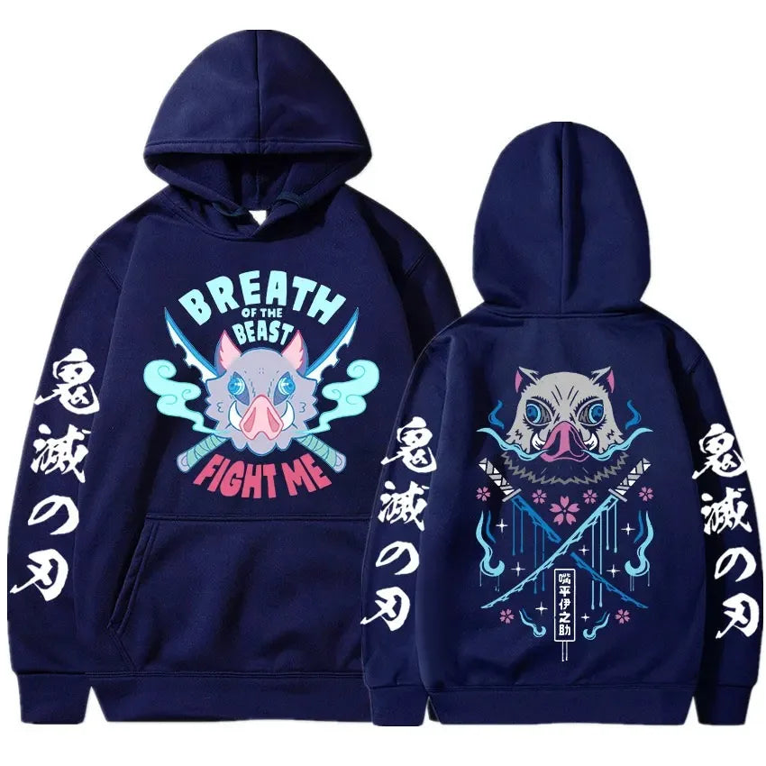 Inosuke Demon Slayer Hoodie (Colors Available)