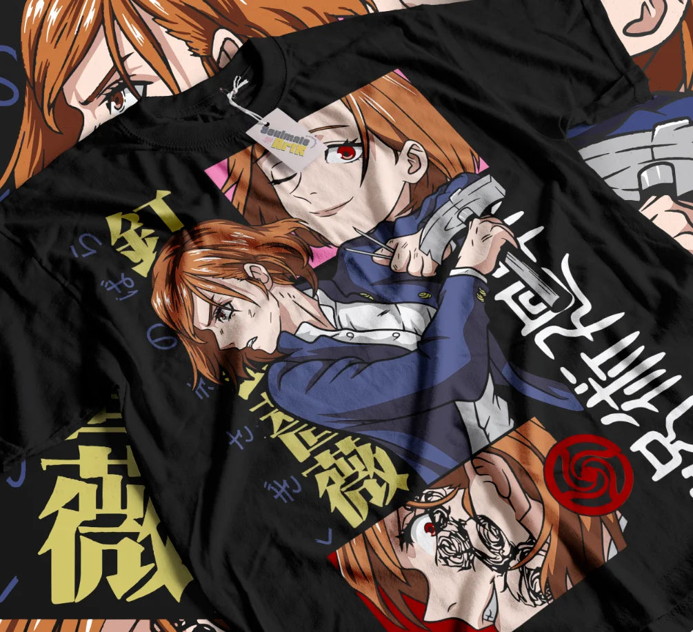 Nobara Kugisaki Itadori Yuji Mahito JJK Shirt Soft Tee Jujutsu Kaisen