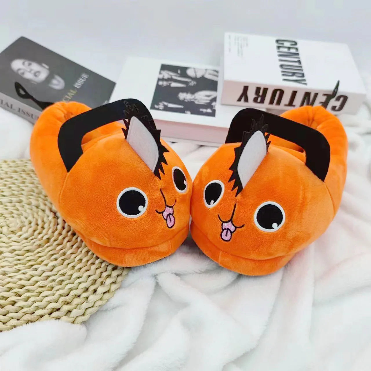 Chainsaw Man Pochita Cosplay Bedroom Slippers/Shoes