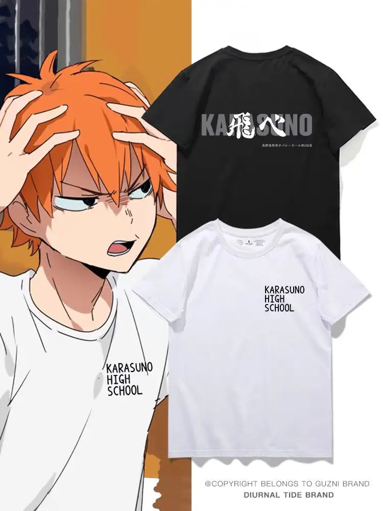 Anime Haikyuu Short Sleeve T-Shirt: Shoyo Hinata Set