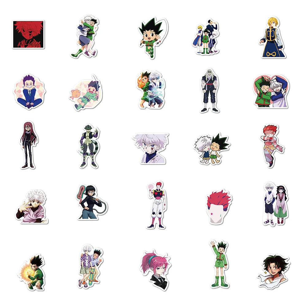 50pcs Hunter X Hunter Anime Stickers