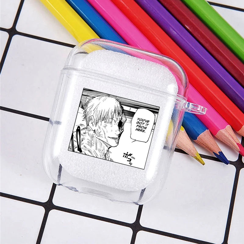 Jujutsu Kaisen Sukuna & Gojo Satoru Soft Silicone Airpods Case (Variants Available)