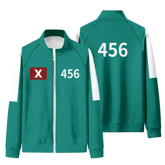 Squid Games Squid Player Seong Gi-hun Cosplay Costume 456 Tracksuit Sweatshirt + Pyjamas (Variants Available)