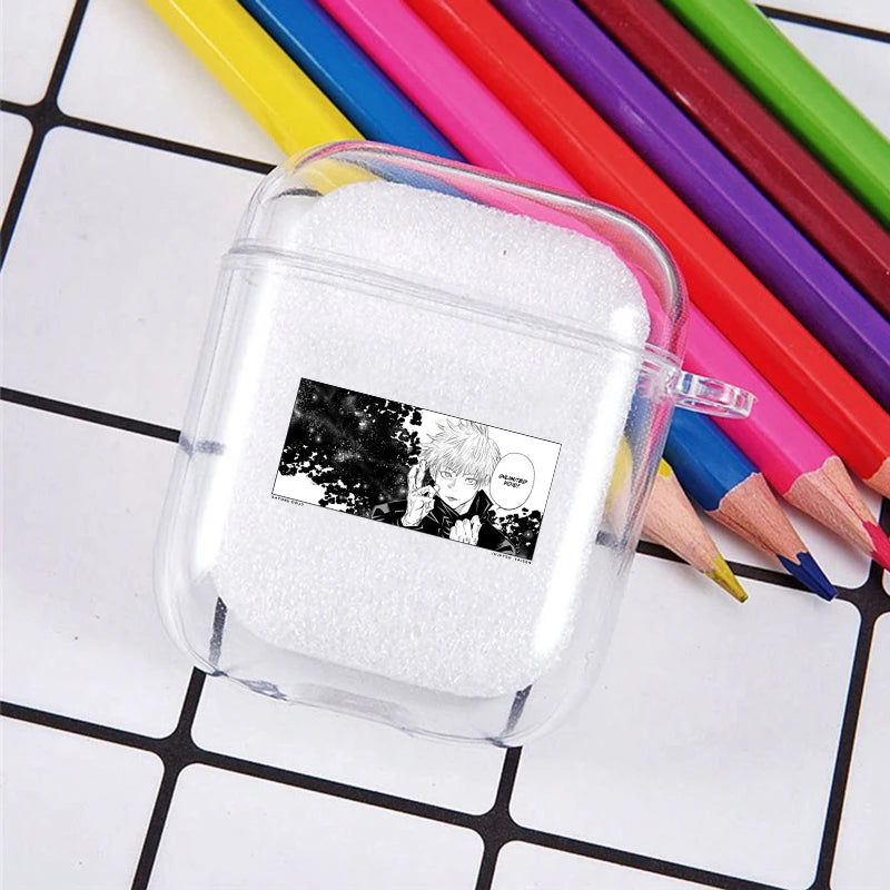 Jujutsu Kaisen Transparent TPU Case for AirPods (Variants Available)