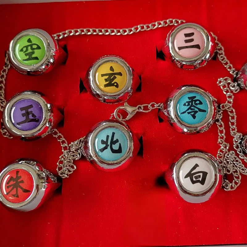 Naruto Akatsuki Sharingan Rings Set (Variants Available)