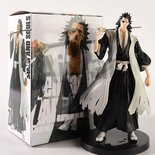 15-19cm BLEACH Hitsugaya Toushirou, Zaraki Kenpachi & Kurosaki Ichigo Action Figures