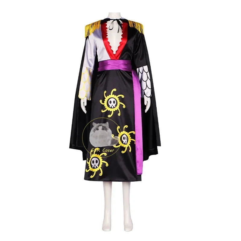 One Piece Anime Boa Hancock Cosplay Uniform