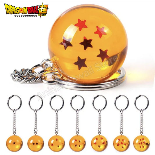 Dragon Ball Z Anime Keychain Charms (1 to 7 Star Variants available)