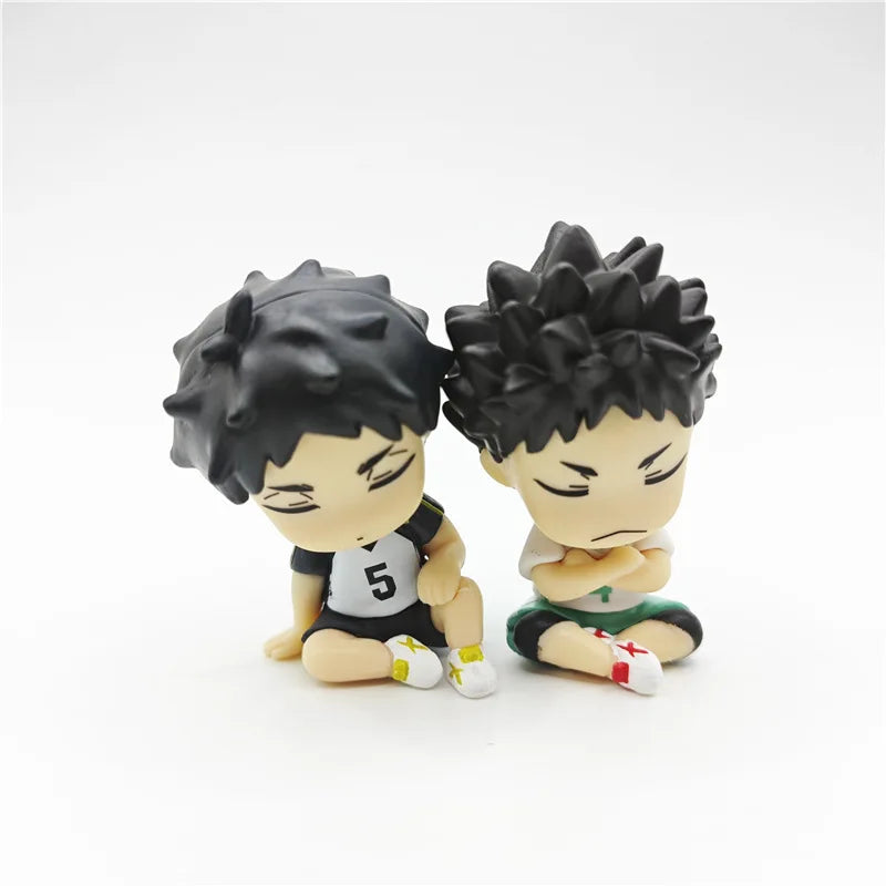 Haikyuu Anime Figurines/Figures Oikawa Tooru, Iwaizumi Hajime, Bokuto Kotaro, and Akaashi Keiji