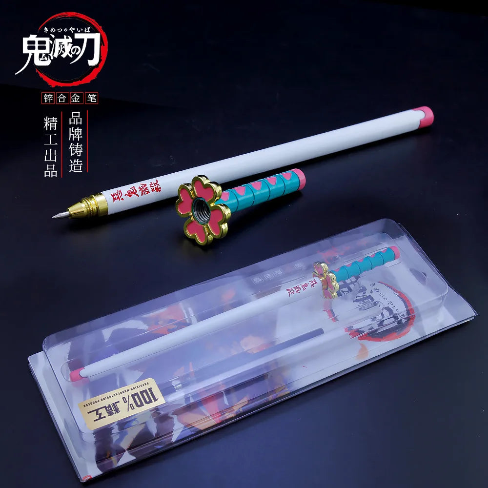 20CM Anime Demon Slayer Kimetsu No Yaiba Tanjirou Weapon Prop Sword Gel Pen