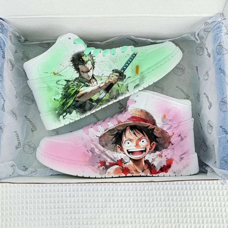 One Piece Luffy Zoro Anime Casual Shoes/Sneakers Set (Variants Available)