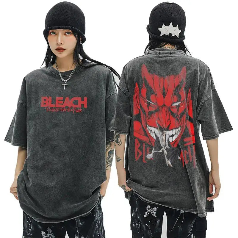 Zaraki Kenpachi Vintage T-Shirt/Vest/Shorts Bleach