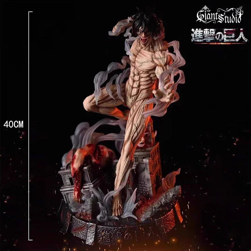 Attack On Titan Anime 38cm Eren Jager Titan Figures