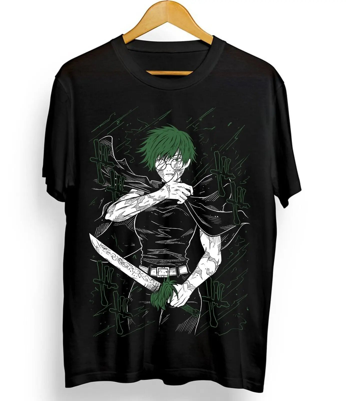 Maki Zenin Horror Anime T-Shirt - Jujutsu Kaisen (All Sizes)