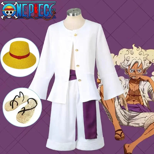 One Piece Gear 5 Nika Luffy Cosplay Costume