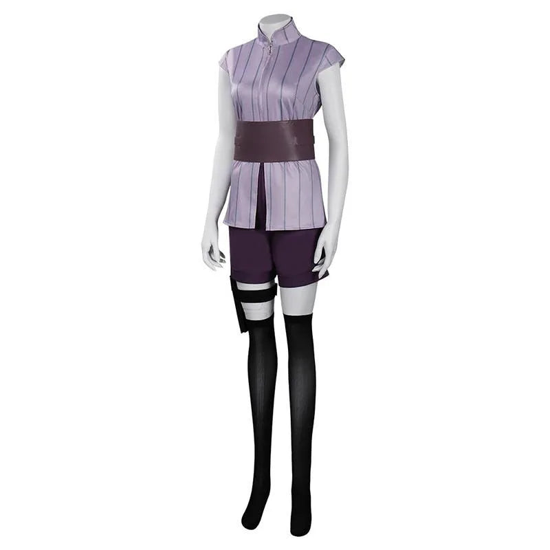 Naruto: Hyuga Hinata Cosplay Costume with Wig